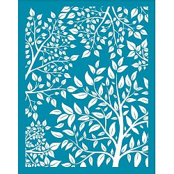 Silk Screen Printing Stencil, for Painting on Wood, DIY Decoration T-Shirt Fabric, Branch Pattern, 100x127mm(DIY-WH0341-172)