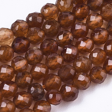 3mm Round Garnet Beads