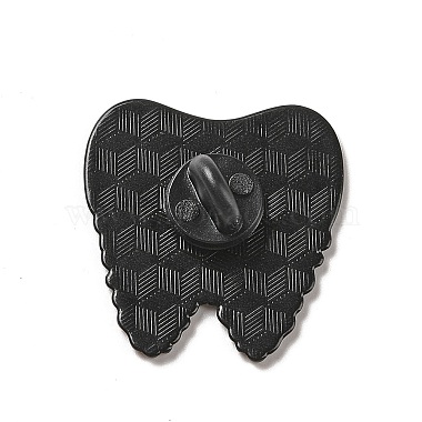 Black Zinc Alloy Brooches(JEWB-Z022-01B)-2