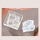 Flower Silicone Clear Stamps with Acrylic Blocks(DIY-G121-07F)-1