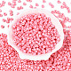 Baking Paint Pearlized Glass Seed Beads(SEED-T008-03I)-2