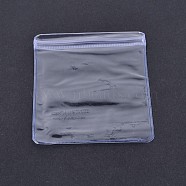 Rectangle PVC Zip Lock Bags, Top Seal Thick Bags, Light Blue, 7x5cm, unilateral thickness: 0.3mm, about 100pcs/bag(X-OPP-O003-5x7cm)