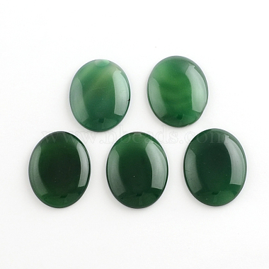 40mm Oval Natural Agate Cabochons