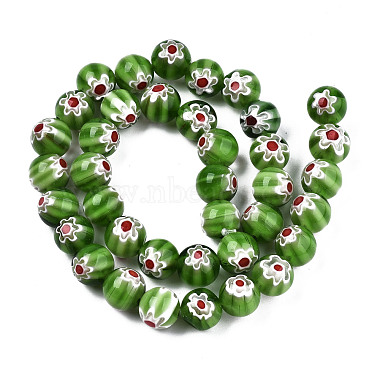 Handmade Millefiori Glass Beads Strands(LK-T001-10I)-2