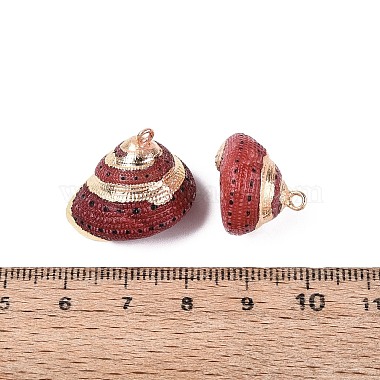 Electroplate Natural Sea Shell Pendants(BSHE-Q020-01)-3