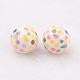 Spray Painted Resin Beads(GLAA-F049-A26)-2