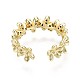 Brass Micro Pave Clear Cubic Zirconia Cuff Rings(RJEW-S044-098-NF)-4