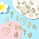 10個 10 スタイルのラックメッキ合金ペンダント(FIND-YW0010-47)-4