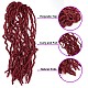 Вязание крючком волос(OHAR-G005-05D)-4