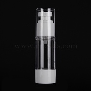 Plastic Vacuum Spray bottle, Refillable Bottles, White, 11.9x3.3cm, Capacity: 30ml(1.01fl. oz)(MRMJ-F015-01B)