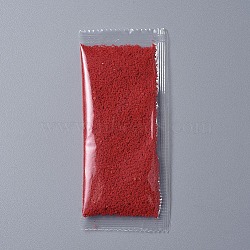 Decorative Moss Powder, for Terrariums, DIY Epoxy Resin Material Filling, Red, Packing Bag: 125x60x8mm(X-DIY-E032-06K)
