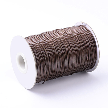 Korean Waxed Polyester Cords, Coconut Brown, 1.5mm, about 200yards/roll(600 feet/roll)