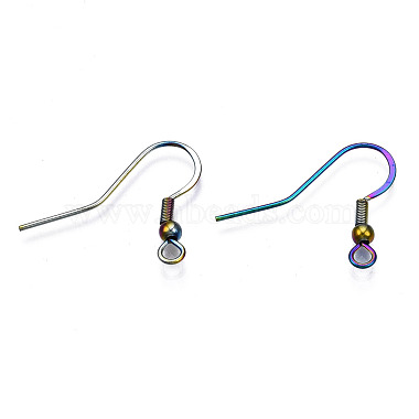 Ionenbeschichtung (IP) 304 Französische Ohrringhaken aus Edelstahl(STAS-S119-019)-2