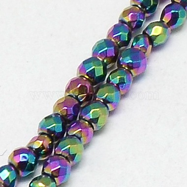 Electroplate Non-magnetic Synthetic Hematite Beads Strands(G-J169B-3mm-05)-3