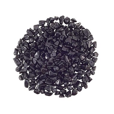 Natural Obsidian Chip Bead Strands(G-CJ0001-08)-3