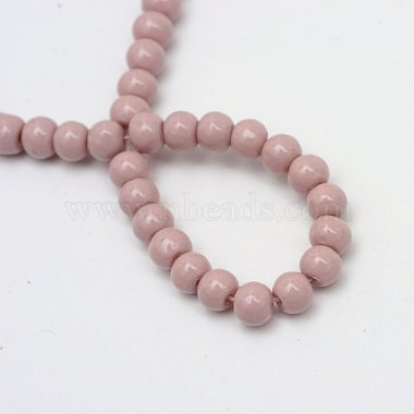 Painted Glass Beads Strands(X-DGLA-S071-10mm-B24)-3