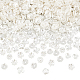 dicosmétique 600 pcs 6 style abs plastique imitation perle capuchons de perles(OACR-DC0001-06)-1