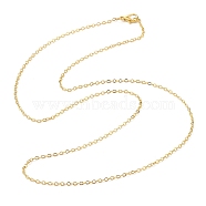 Brass Cable Chain Necklaces, Golden, 23.62 inch(60cm)(NJEW-JN04511-07)
