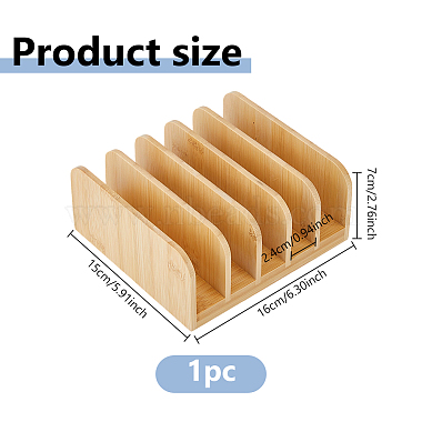 Wood Desktop File Holder Storage Stand(AJEW-WH0410-52)-2