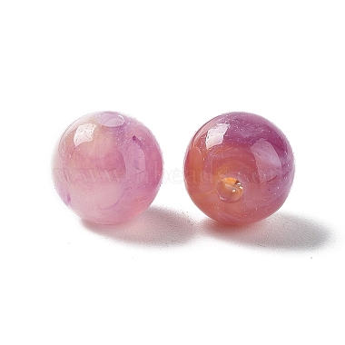 Acrylic Imitation Gemstone Beads(X-OACR-R029-10mm-21)-2