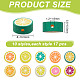 170Pcs 10 Styles Handmade Polymer Clay Fruit Beads(CLAY-AR0001-33)-2