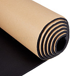 Rubber Sound Deadening Heat-Resistant Mat, Sound Deadener, Heat Shield Insulation Mat, Wall decoration, Black, 200x31x0.6cm(DIY-WH0589-95B)