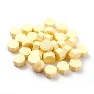 Sealing Wax Particles, for Retro Seal Stamp, Octagon, Champagne Yellow, 0.85x0.85x0.5cm about 1550pcs/500g(DIY-B003-13)