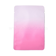 Two Tone Rectangle Plastic Zip Lock Gift Bags, Resealable Bags, Hot Pink, 12x8x0.014cm, Unilateral Thickness: 2.5 Mil(0.065mm)
(OPP-C003-01B-03)