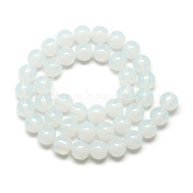 Chapelets de perles en verre imitation jade(X-GR10mm69Y)-2