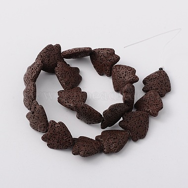 Tropical Fish Synthetic Lava Rock Beads Strands(G-N0107-10)-2