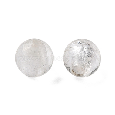 Handmade Silver Foil Glass Beads(X-SLR12MM09Y)-3