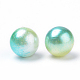 Rainbow Acrylic Imitation Pearl Beads(OACR-R065-3mm-A03)-2
