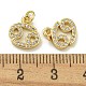 Rack Plating Brass Micro Pave Cubic Zirconia Pendants(KK-K386-02J-G)-3