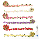 globleland 6 brins 6 couleurs fleurs bordures en dentelle en polyester(OCOR-GL0001-03)-1