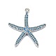 Alloy Micro Pave Cubic Zirconia Pendants(PALLOY-F249-15)-2