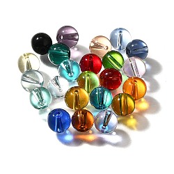 K9 Glass, Imitation Austrian Crystal Beads, Round, Mixed Color, 7.5x8mm, Hole: 1.4mm(GLAA-R004-02)