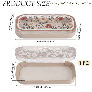 1個のプラスチック製眼鏡ケース(AJEW-CN0005-10)-2