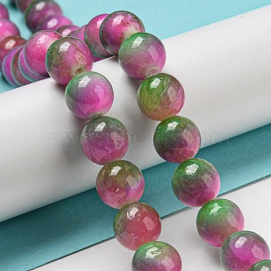 Dyed Natural Jade Beads Strands(G-F764-03C)-2