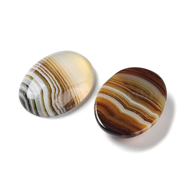 Natural Striped Agate/Banded Agate Cabochons(G-H296-01E)-3