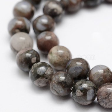 Natural Glaucophane Beads Strands(G-K209-04A-6mm)-6