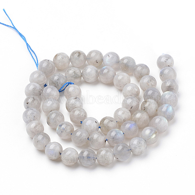 Natural Labradorite Beads Strands(G-Q961-05-6mm)-2