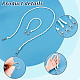 Elite 4Pcs 2 Style Plastic Imitation Pearl Bead Bag Straps(FIND-PH0008-20)-4