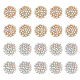 WADORN 20Pcs 2 Colors Zinc Alloy Rhinestone Jewelry Snap Buttons(FIND-WR0010-40)-1