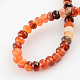 Dyed Natural Carnelian Stone Bead Strands(X-G-R186-08)-2