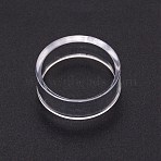 Acrylic Display Frame, for Crystal Ball Diaplay, Flat Round, Clear, 3.17x1.1cm, Inner Diameter: 2.85cm(ODIS-WH0011-56B)