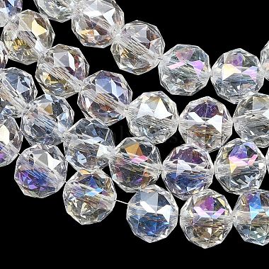 Transparent Electroplate Glass Beads Strands(EGLA-N002-34C-B01)-4