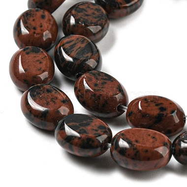 Natural Mahogany Obsidian Beads Strands(G-M420-D01-01)-4