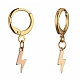 Brass Huggie Hoop Earrings(X-EJEW-JE04208-03)-2