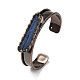 Natural Kyanite Open Cuff Bangles(BJEW-A015-01R)-2