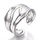 304 Stainless Steel Cuff Ring(RJEW-N038-112P)-1